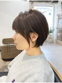 ☆ピンクブラウン切りっぱなしボブ美髪くびれレイヤー[西船橋]