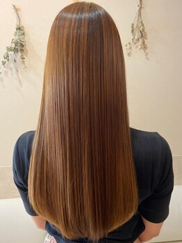 ナチュラル 東根店(Natural)の写真/艶髪のプロが生み出した『髪質改善ロイヤルトリートメント』でツヤ感と柔らかい手触りが手に入る☆