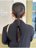 ヘアセット20代30代髪質改善ハイライトブリーチカット立川