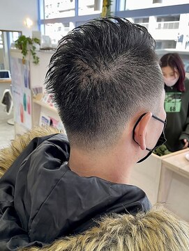 エルフ(elf) 震災刈り アッシュブラック