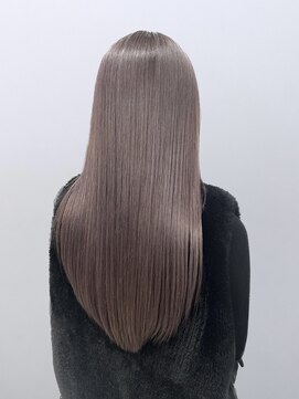 アイニ 大阪上本町店(aini) ミルクティーベージュダブルカラーケアブリーチインナーカラー