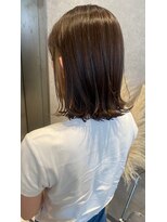 ジーナ 船橋(Zina)&nbsp;髪質改善＊マチルダボブアッシュカラー＊美髪【Zina船橋】