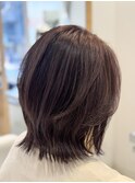 白髪ぼかしハイライト◎ラベンダーアッシュ