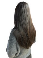 クオリス 上板橋店(QUALIS) 大人可愛い艶髪秋色カラーくすみベージュくびれロングレイヤー