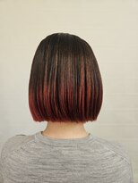グラスヘアー(grasshair)&nbsp;縮毛矯正+デザインカラー+カット