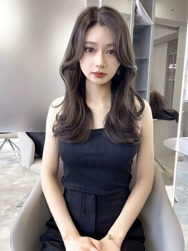 ジーナリア(Xena ria) 《袴田》セミロングレイヤー/グレージュ