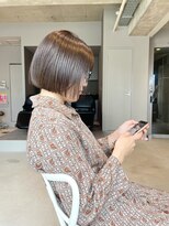 アイデンアンドティティ(IDEN AND TITY)&nbsp;｛kando hair｝オリーブ/グレージュ/切りっぱなしボブ/ボブ