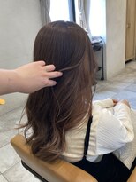 ラボヌールヘアーグレース 門前仲町店(La Bonheur hair grace)&nbsp;イヤリングカラー/グレージュ/インナーカラー/アッシュベージュ