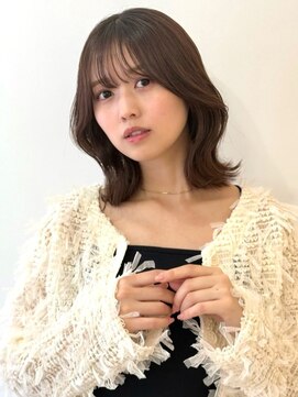 ユーフォリア 銀座(Euphoria) くびれヘア 韓国ヘア 顔周りカット シースルーバング 透明感