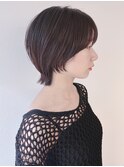 【松戸　テラカド】大人可愛いショートミニウルフ黒髪春夏