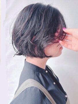 モリオフロムロンドン 原宿本店(morio from London) 【morio 原宿】★ニュアンスボブパーマ　ゆるふわ★