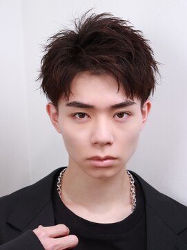 ネイビー(NAVY) 清潔感UP アップバング