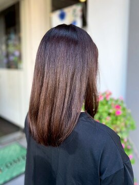 ユーアンボワーズ(U-AMBOISE) 艶ブラウンストレート【寝屋川市駅／光善寺駅】