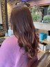 【業界注目☆最旬カラー】N.暖色カラー+カット+スチームハホニコ ￥19250→