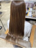 艶髪改善ケアカラー×エステトリートメント