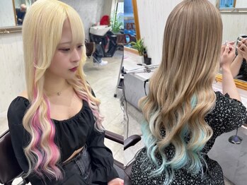 ディーシー 池袋店(D.C)の写真/即予約OK【カラー¥4990】【Wカラー¥9990】【トリプルカラー¥19990】エクステ同時施術OK【60本¥10990】