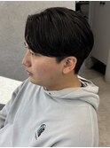 MEN’S HAIR/サーフカール/刈り上げセンターパート/新田