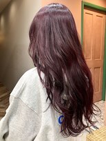 イギー(igggy)&nbsp;ボルドーカラー　暖色　ダブルカラー　ケアブリーチ　デザイン