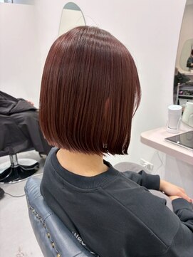 リノ(Lino) ピンクブラウン/タッセルボブ/ピンクモカブラウン