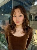 《竜矢》ドライな質感のニュアンスレイヤーパーマ