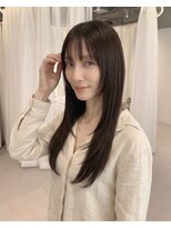 ハーツオオサカ(HE:ARTS OSAKA)&nbsp;大人垢抜け韓国レイヤー暗髪ロング