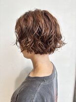 バディヘア ルーツ(BUDDY HAIR ROOTS)&nbsp;襟足ギリギリボブ×クシュっとパーマ