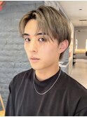 センターパート_韓国ヘア_シャドウパーマ_メンズ