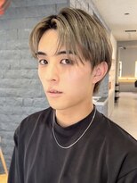 ヘアメイク アース 本庄早稲田店(HAIR & MAKE EARTH)&nbsp;センターパート_韓国ヘア_シャドウパーマ_メンズ