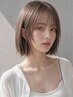 カット+ケアカラー+Auiuaトリートメント¥12,100【髪質改善/ショートボブ】