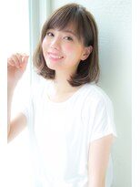 アンアミ オモテサンドウ(Un ami omotesando)&nbsp;【Un ami】小顔ワンサイド・フリンジバング　ミディー　松井