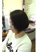 ナチュラルレングスボブカット