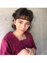 アピッシュ ギンザ(apish ginza)&nbsp;tomoヘア＊似合わせヘアアレンジ　ツインくるりんぱ