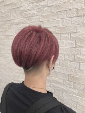 ヘアーオアシス 太田店(Hair OASIS) 2段ブロック♪ラベンダーピンクマッシュ◎