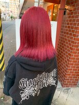 ヘアーラボ ハチ(HAIR LABO HACHI)&nbsp;彩度が高いレッド☆