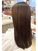 エス ハート オブ ヘアー 名東店(Heart of HAIR)&nbsp;【ES 田中】 Winter Style #18 マロンベージュストレートヘア