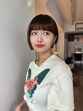 サンド 鹿児島中央(sand) 黒髪/グレーベージュ/レイヤーロング/前髪パーマ[鹿児島駅]