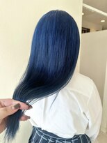 ファブ 千葉店(FaB)&nbsp;黒髪/グレーベージュ/レイヤーロング/前髪パーマ/千葉駅