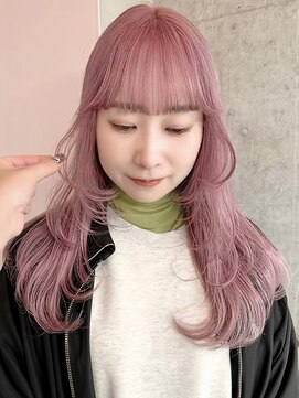 ソル ジングウマエ(SOL JINGUMAE) ダブルカラーピンクベージュベージュカラーケアブリーチレイヤー