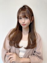 プアメリア 名古屋(Puamelia)&nbsp;艶髪！×ブリーチなしダブルカラー×レイヤーロング[名古屋]