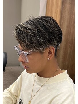 エルマーク(L-MARK) シースルーマッシュブリーチダブルカラーフェイスフレーミング