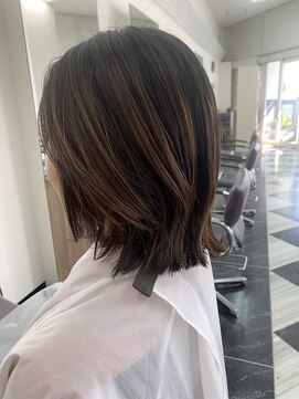 ラポールヘア イオン東長崎店 ミディアムレイヤー/レイヤーカット/30代40代50代