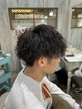 アンティークベル 南柏(ANTIQUE BELLE) 刈り上げマッシュ×ツイストスパイラルパーマ