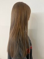 O&nbsp;髪質改善さらさらロング　艶カラー愛されシルキーベージュ