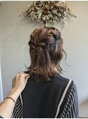 簡単ヘアアレンジ