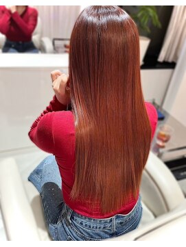 ダリア 横浜(DALIA) 【髪質改善トリートメント】メテオカラー×暖色×ロングヘア―