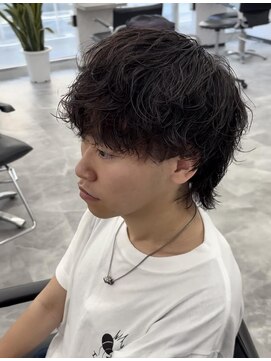 オム ブランシェ(HOMME BLANCHE’) 【Natsuki】襟足有りシャドウパーマ