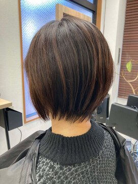 エルプラスヘアー 平尾店(L+hair) (40代)ツヤ髪ショート【トリートメントでくせ毛改善】