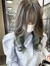 当日予約限定カット+インナーカラー+ナノバブルケアTR（3STEP）￥11700-