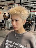 スパイキーショートフェザーショートメンズショート