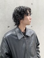 シオ ヘアー デザイン(Sio. hair design)&nbsp;メンズミディアム グランジパーマ 大人ニュアンスパーマ